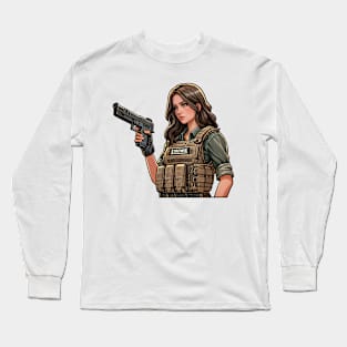 Tactical Girl Long Sleeve T-Shirt